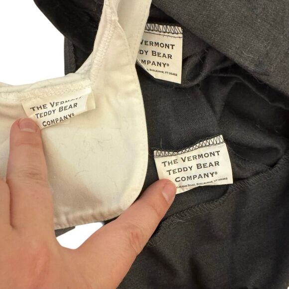 Vermont Teddy Bear Company Jointed Gray 16" with Blue Signature Eyes Gray Suit - Picture 14 of 16